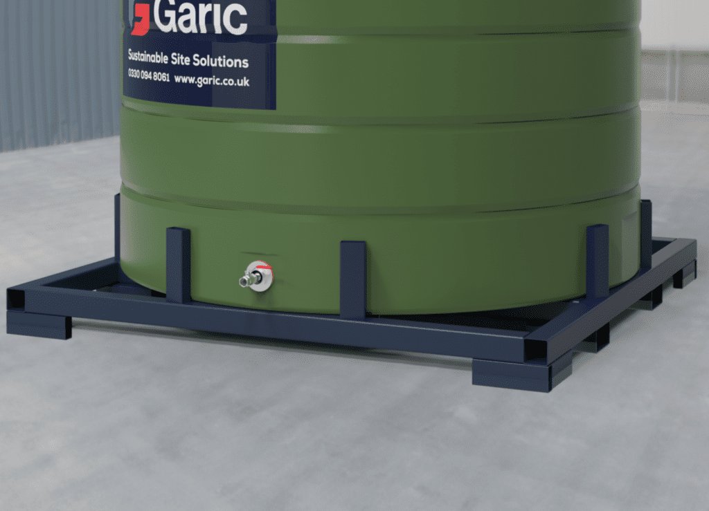 Static water tank frame