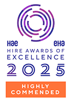 KAE Awards of Excellence 2025 badge with Highly Commended in orange at the bottom.