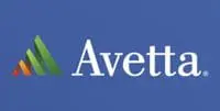 Avetta logo with green, yellow, and orange triangular shapes next to the company name on a blue background.