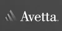 Avetta logo with three diagonal bars to the left of the word Avetta on a dark background.