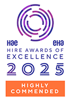 KAE Awards of Excellence 2025 badge with Highly Commended in orange at the bottom.